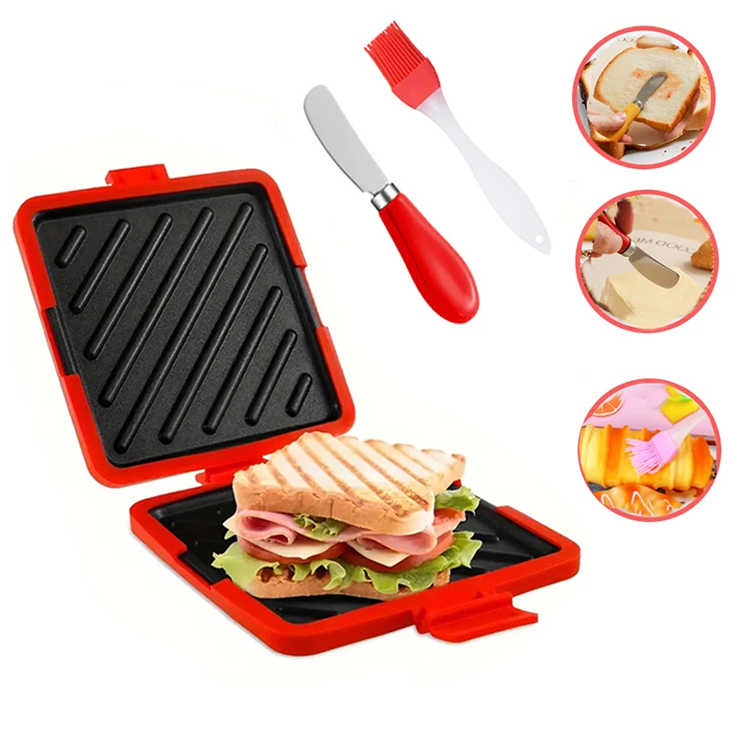 Toaster - 3pack Food Grade Sandwich Toaster with