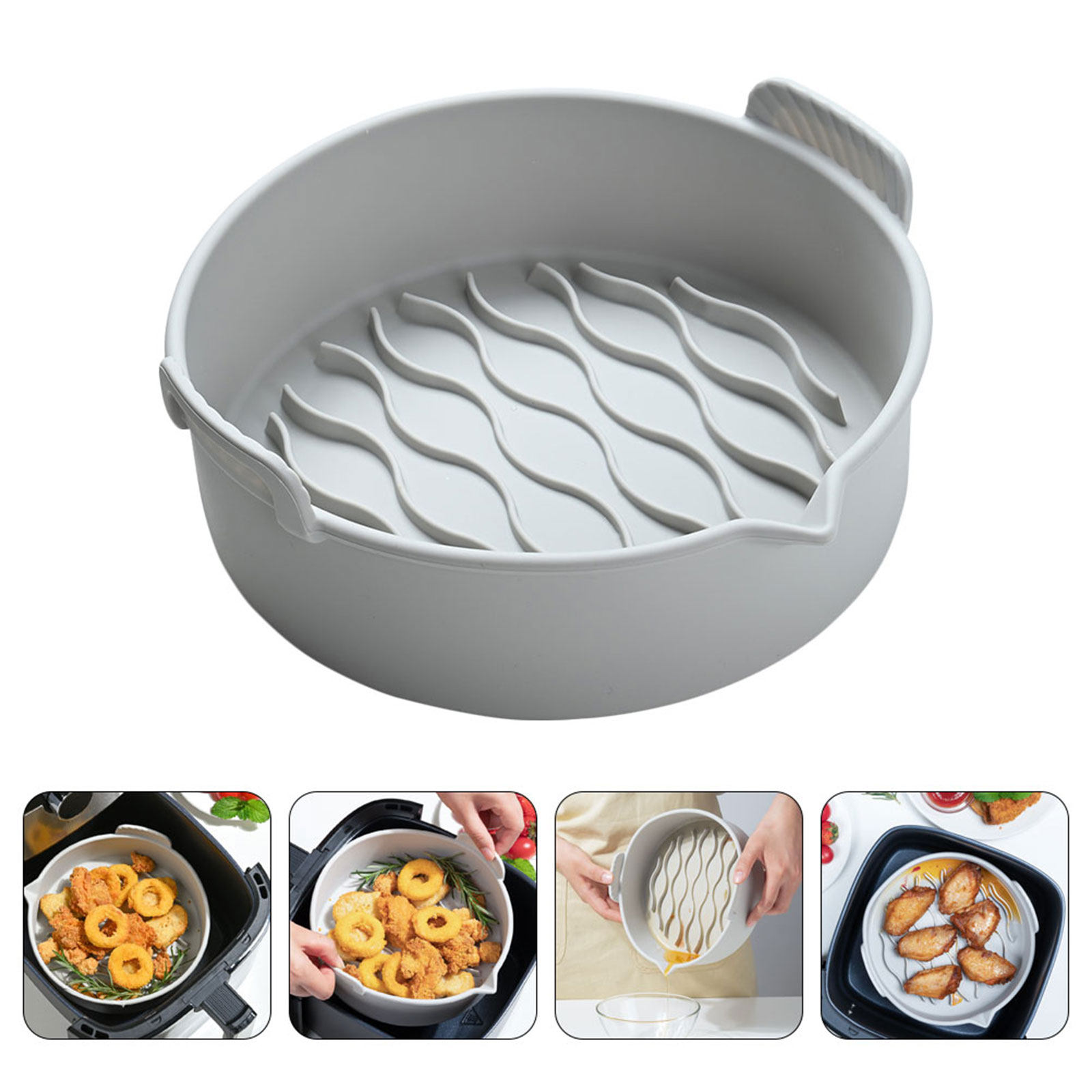 Household Air Fryer Silicone L - đánh giá và giá Air Fryer