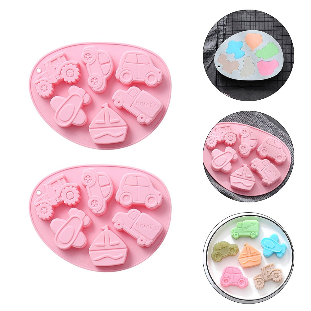 2Pcs 3D Silicone Vehicle Choco - đánh giá và giá Microwave Oven