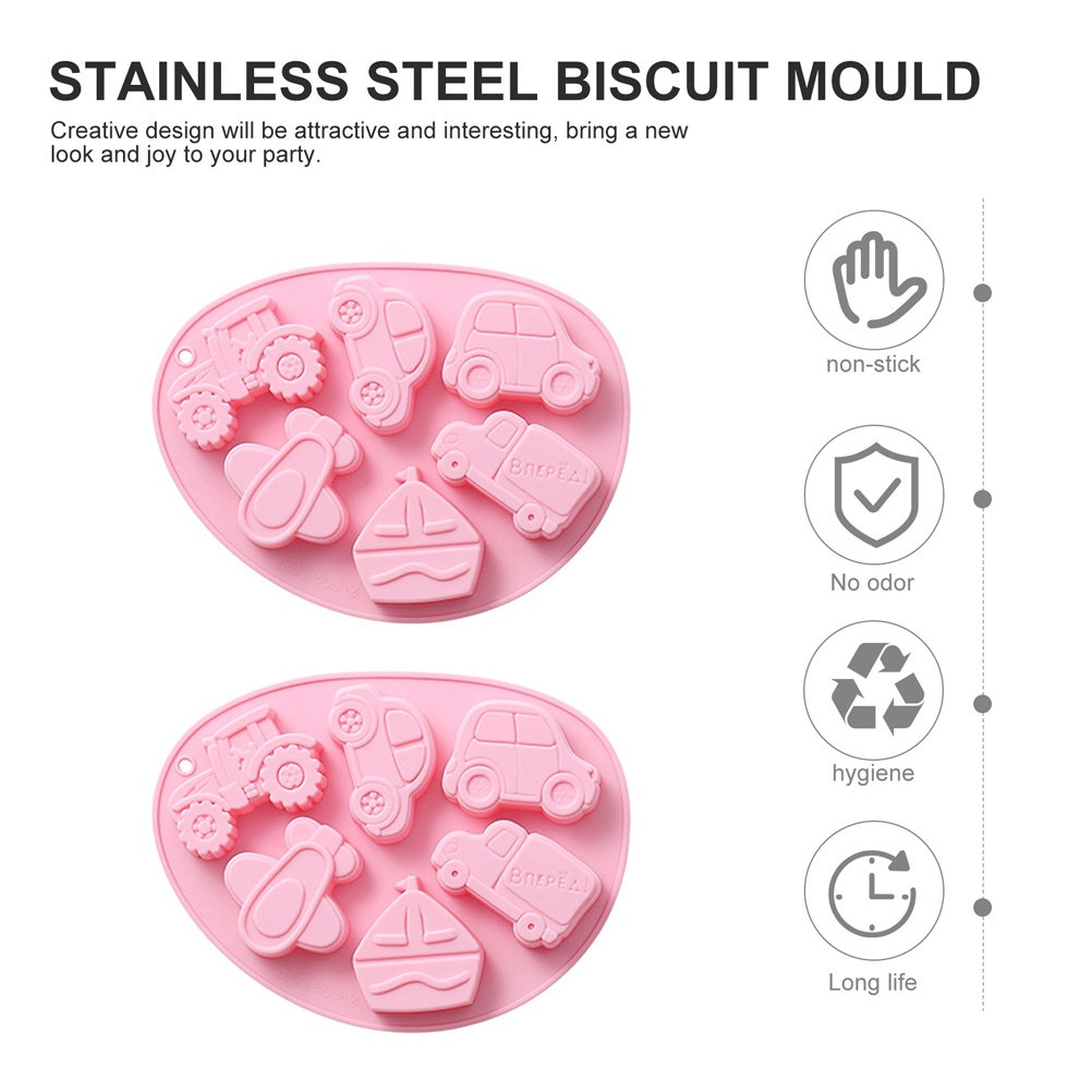 2Pcs 3D Silicone Vehicle Choco - đánh giá và giá Microwave Oven