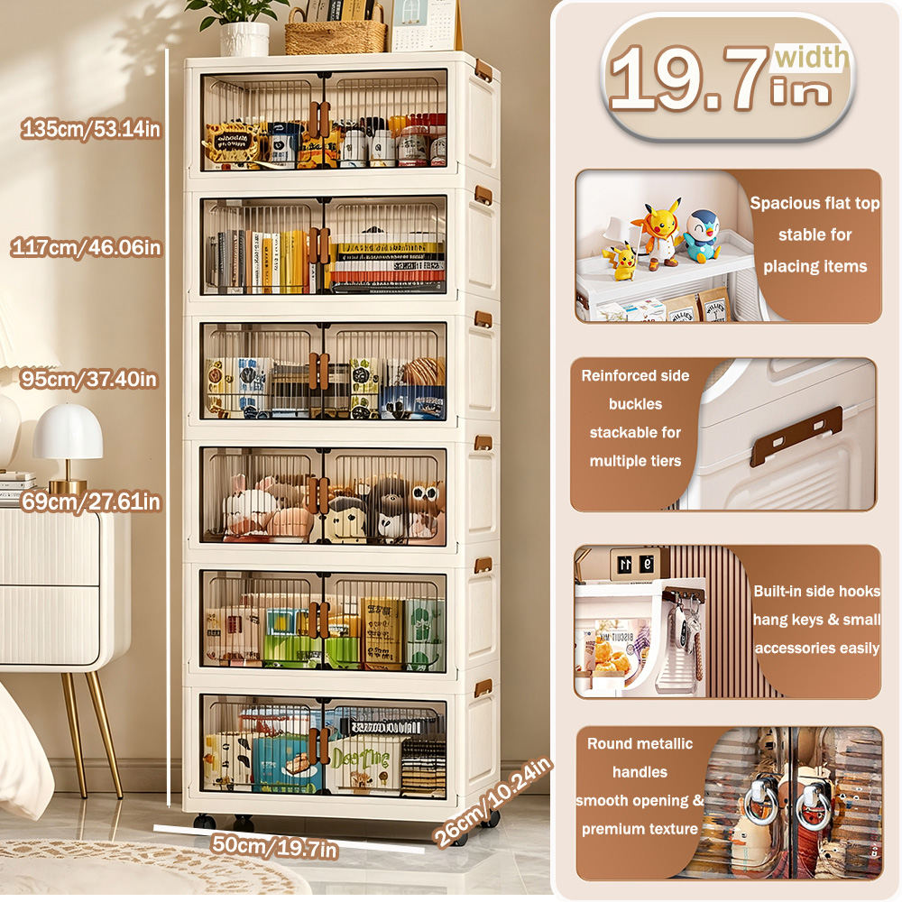 19.7in 3/4/5/6-Tier Foldable S - đánh giá và giá Kitchen Appliances Cabinet