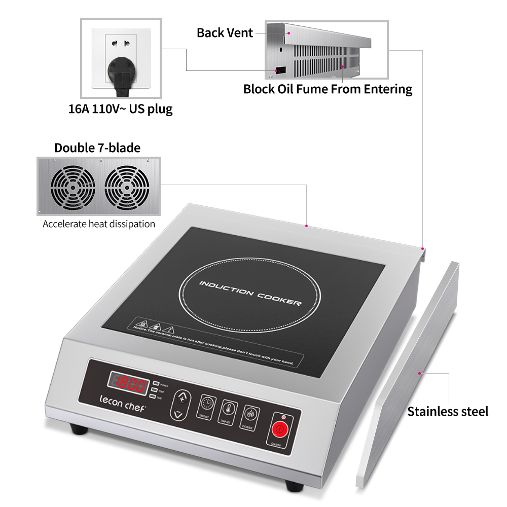 Lecon Chef Induction Cooktop C - đánh giá và giá Induction Cooktop Portable