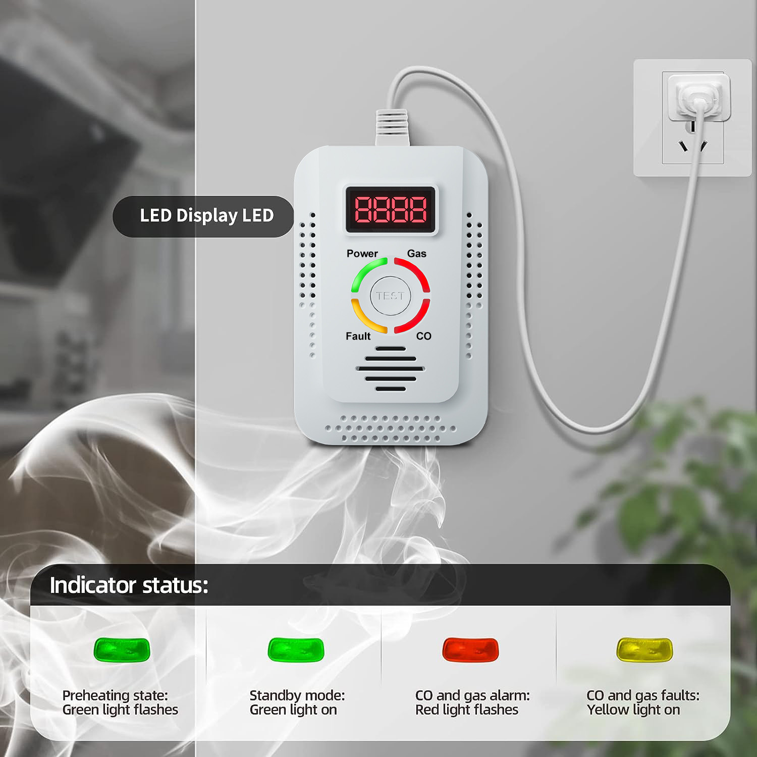 Natural Gas Detector 2in1 And  - đánh giá và giá Kitchen Appliances Video